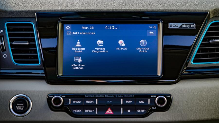 Детали интерьера Kia Niro Plug-In Hybrid (DE) 2018 года  (NA) (фото 33 из 47)